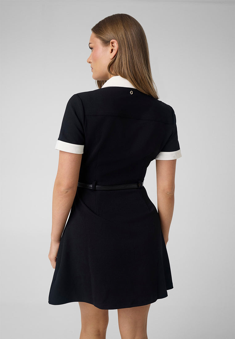 Shortsleeves Claudie Polo Flare Dress
