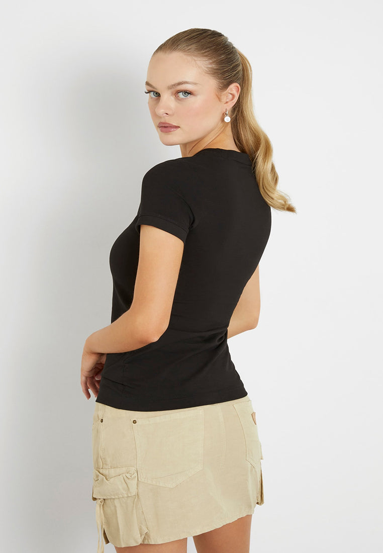 Shortsleeves Crewneck Mini Triangle Tee