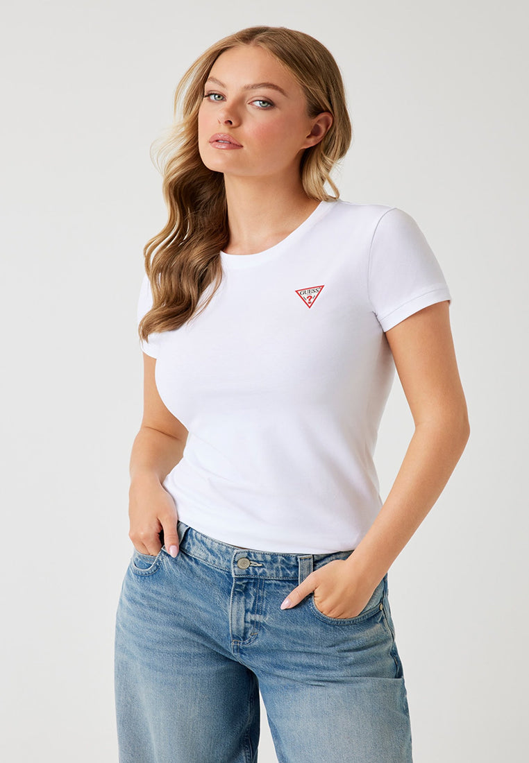 Shortsleeves Crewneck Mini Triangle Tee