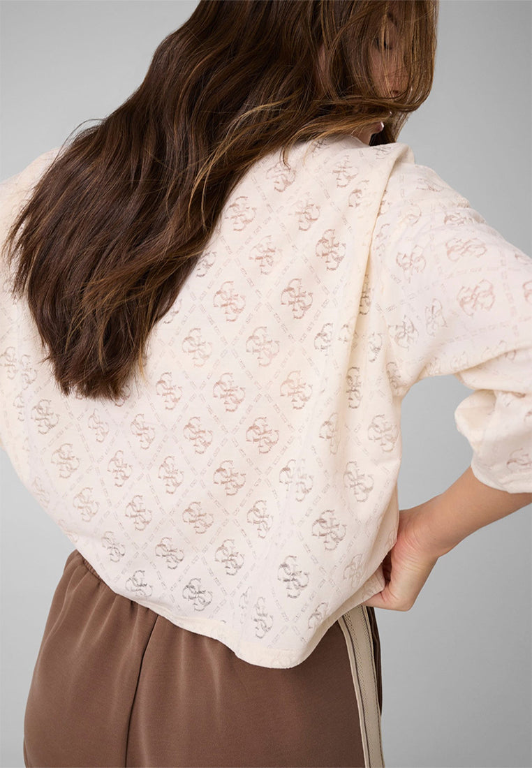 4G Rhombus Aop Jacquard Boxy Tee