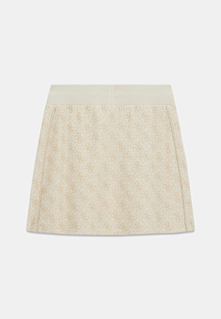 4G Allover Jacquard Mini Skirt