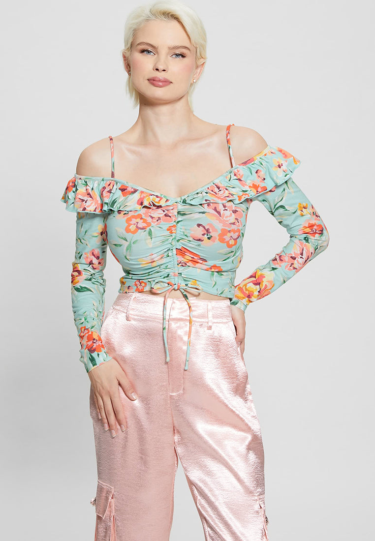 Off-shoulder Ruffle Shaina Top