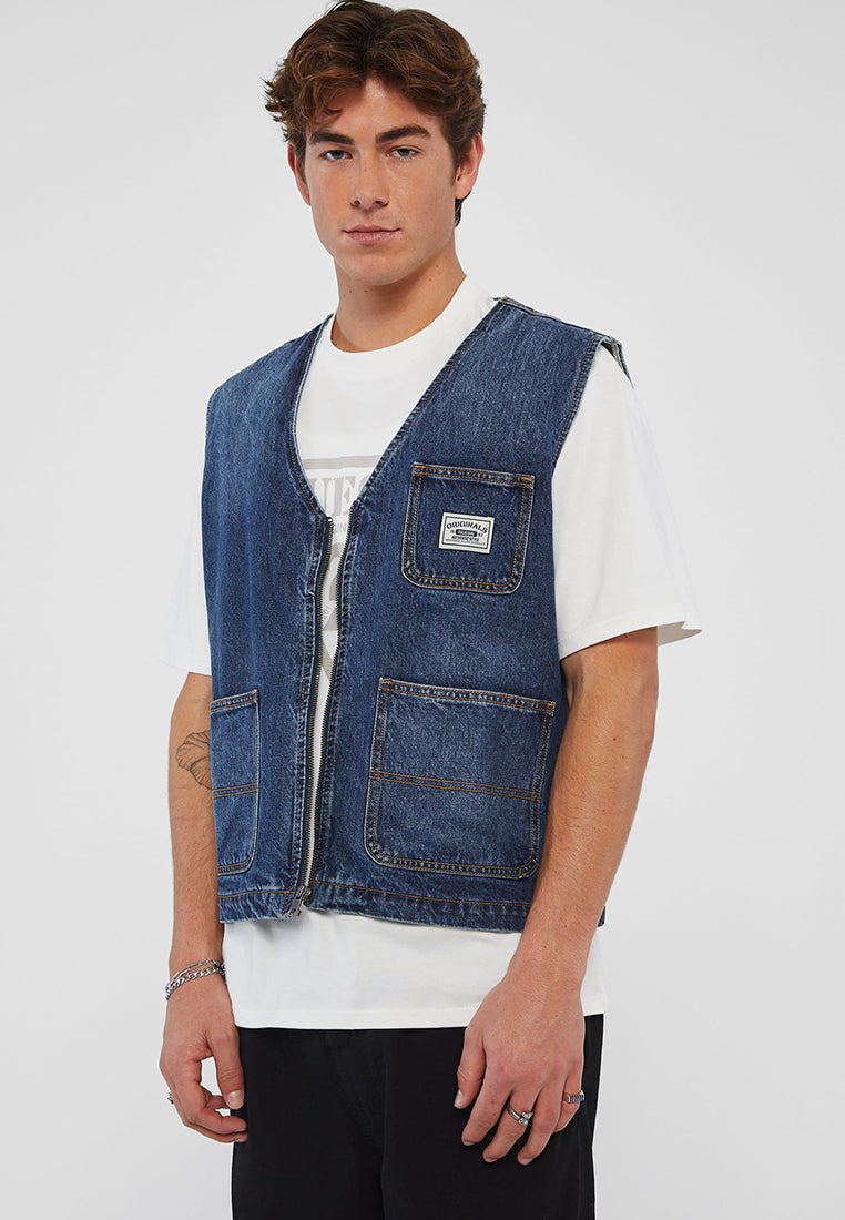 GUESS Originals Denim Vest – GUESS Philippines - Main Image