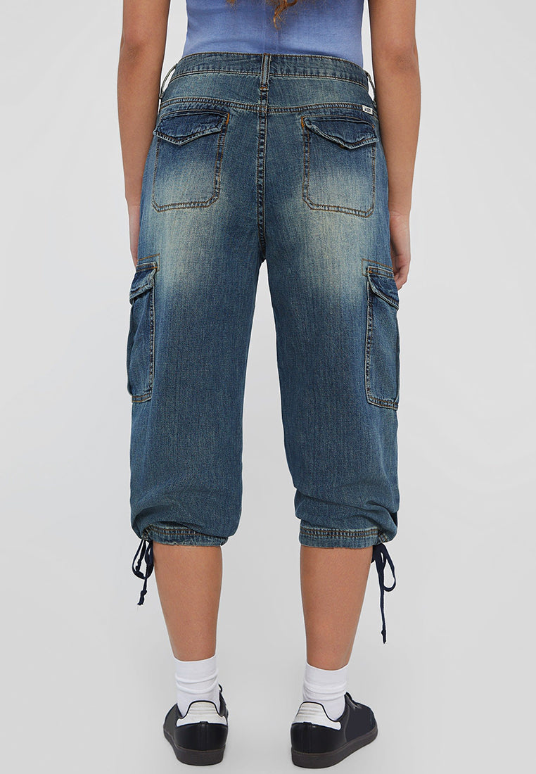 Originals Cargo Denim Capri