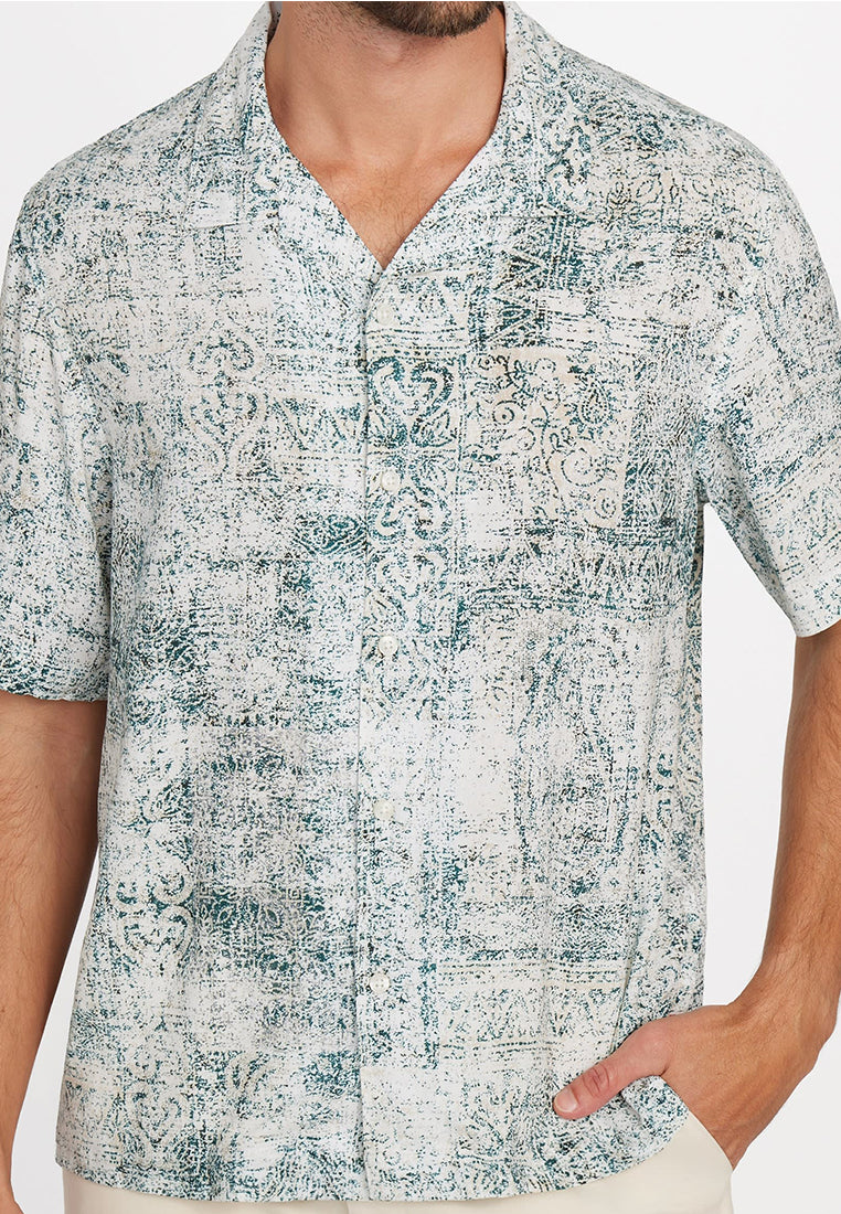 Eco Rayon Paisley Shirt