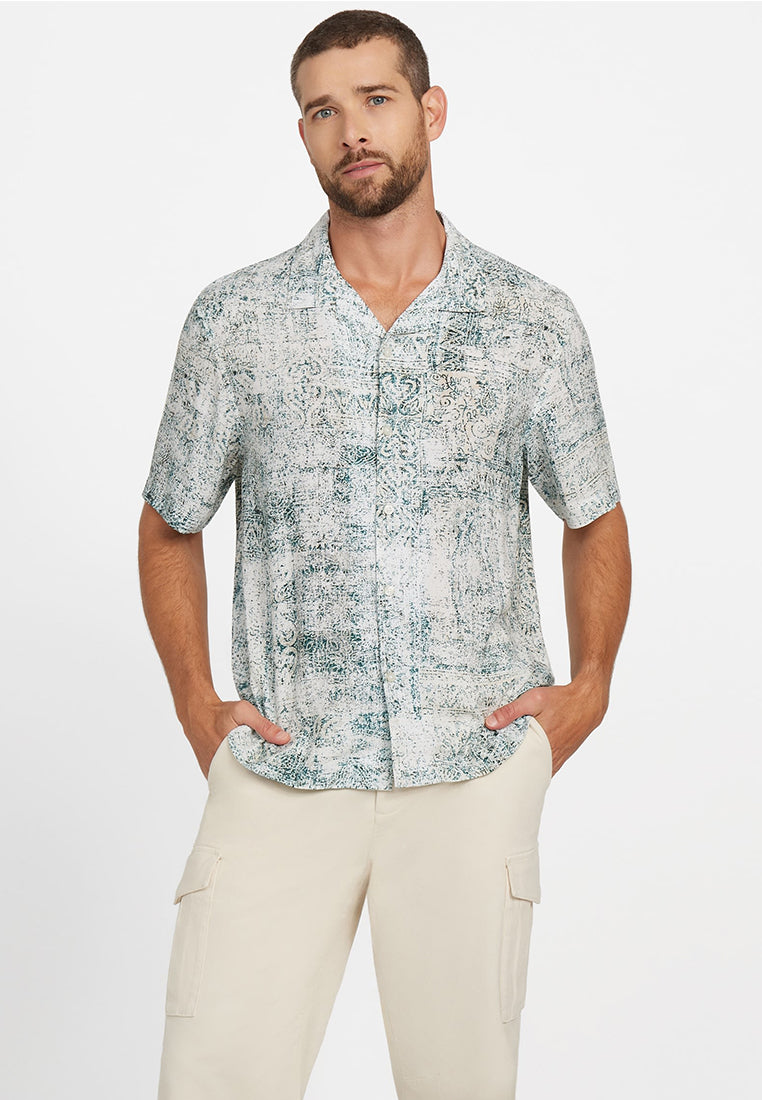 Eco Rayon Paisley Shirt