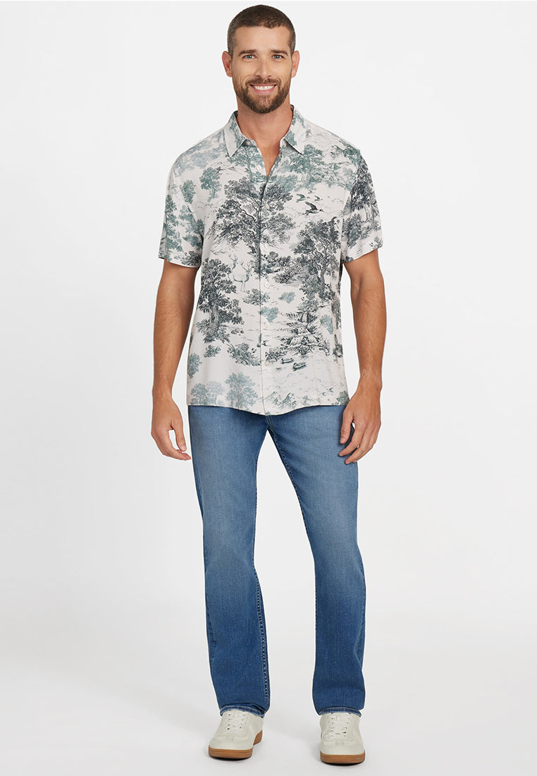 Eco Rayon Forest Toile Shirt
