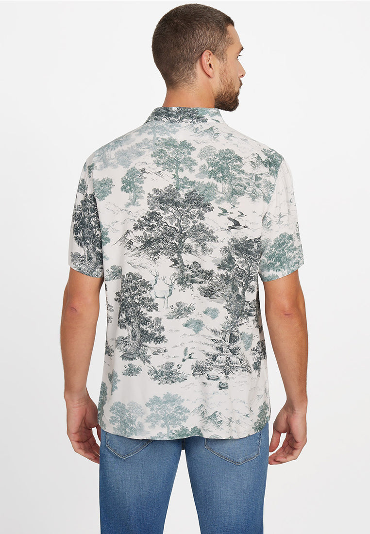 Eco Rayon Forest Toile Shirt