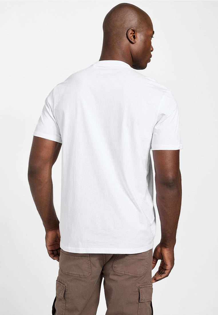 Crew Neck Shortsleeves Triangle Logo Tee