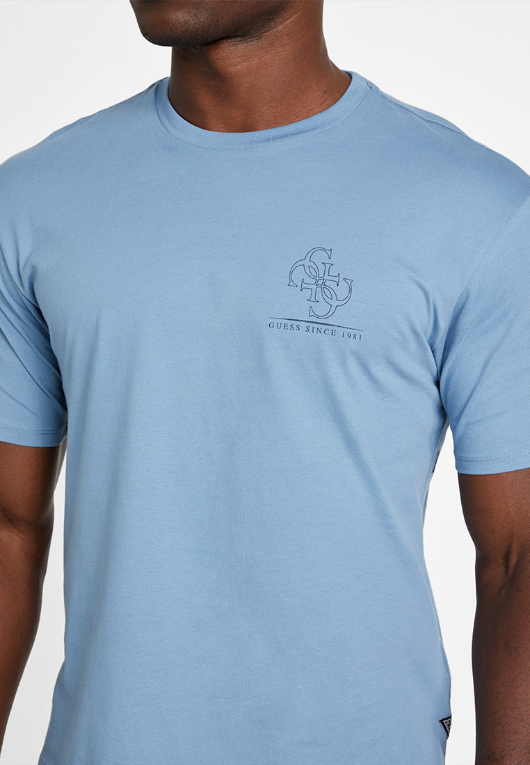 Short Sleeves Basic Distrssed Quattro G Tee