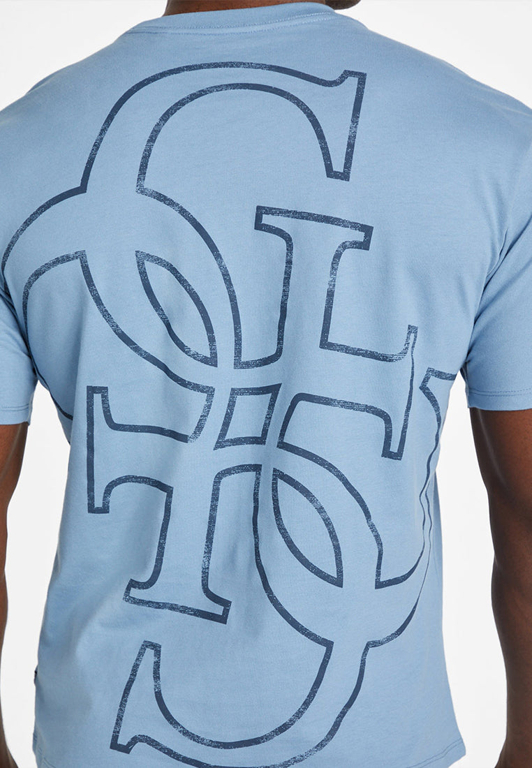 Short Sleeves Basic Distrssed Quattro G Tee