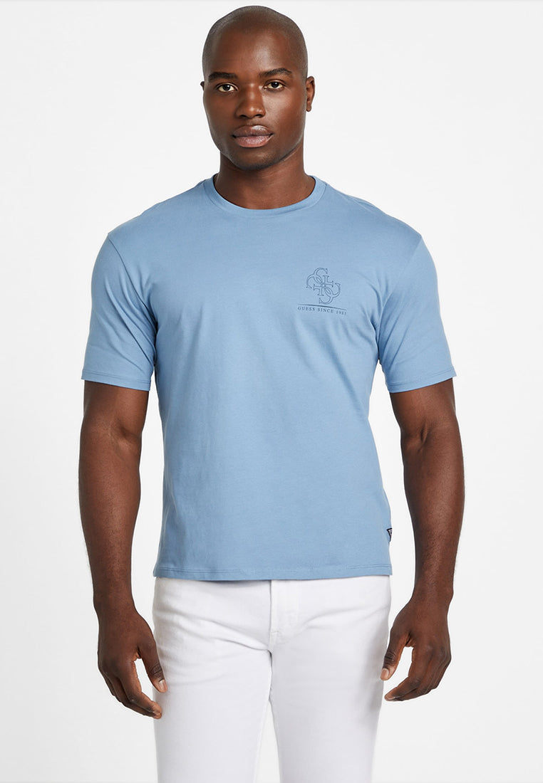 Short Sleeves Basic Distrssed Quattro G Tee