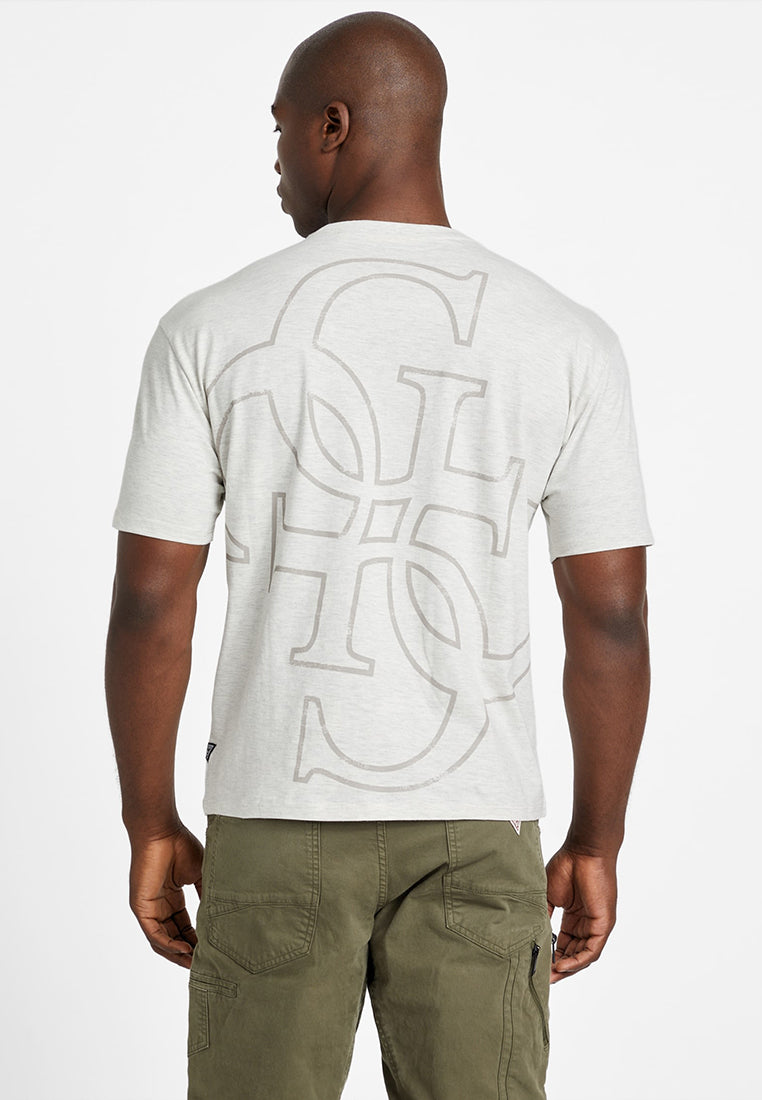 Short Sleeves Basic Distrssed Quattro G Tee