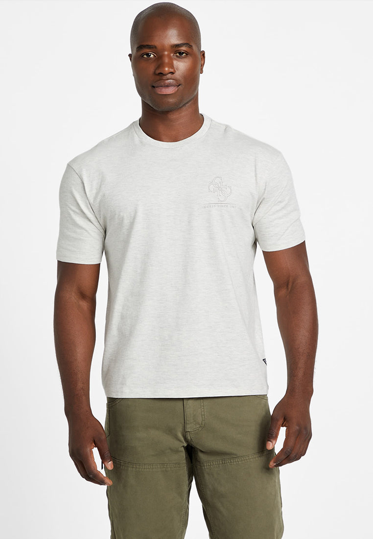 Short Sleeves Basic Distrssed Quattro G Tee