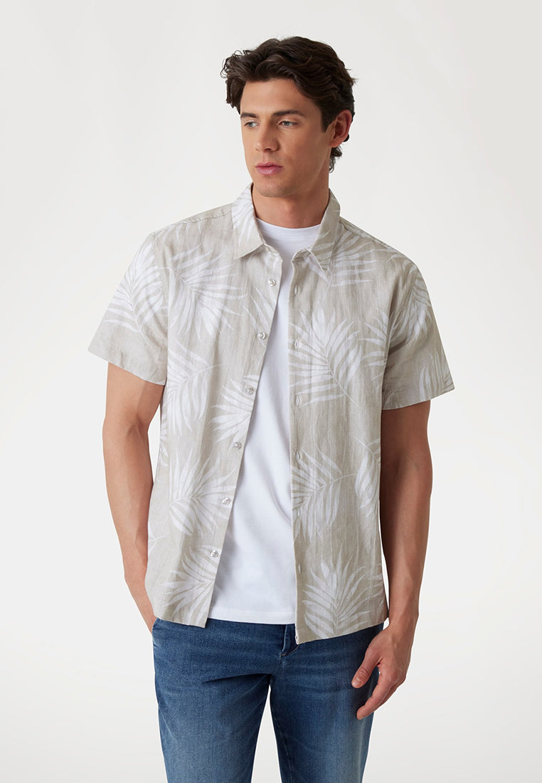 Slub Woven Palm Shirt