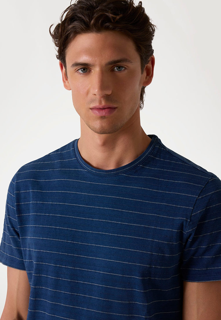 Indigo Archer Stripe Crew