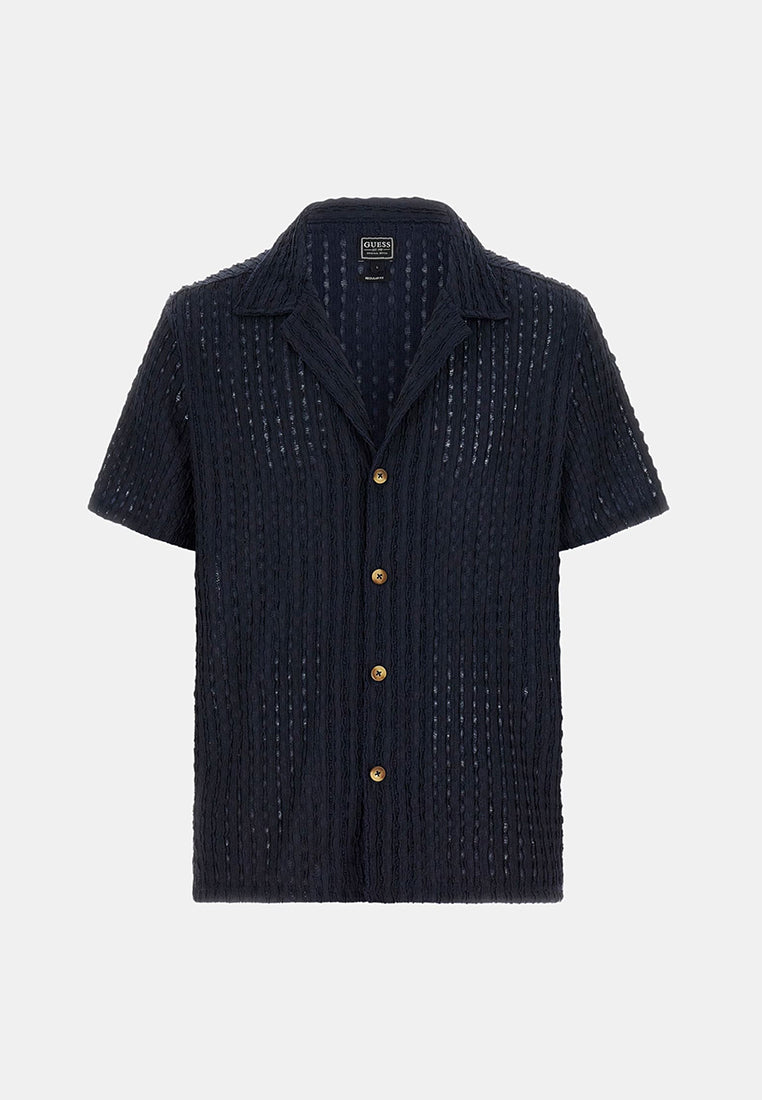 Liam Jacquard Knit Shirt – GUESS Philippines