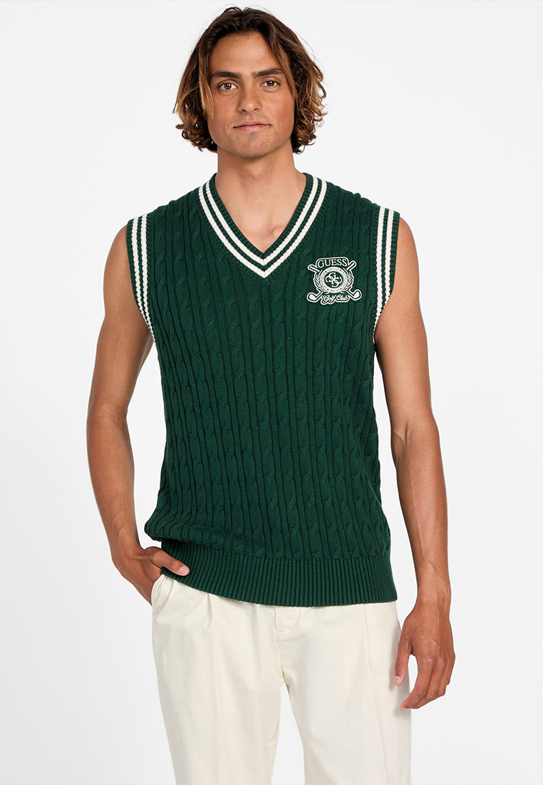 Holden V Neck Cable Vest