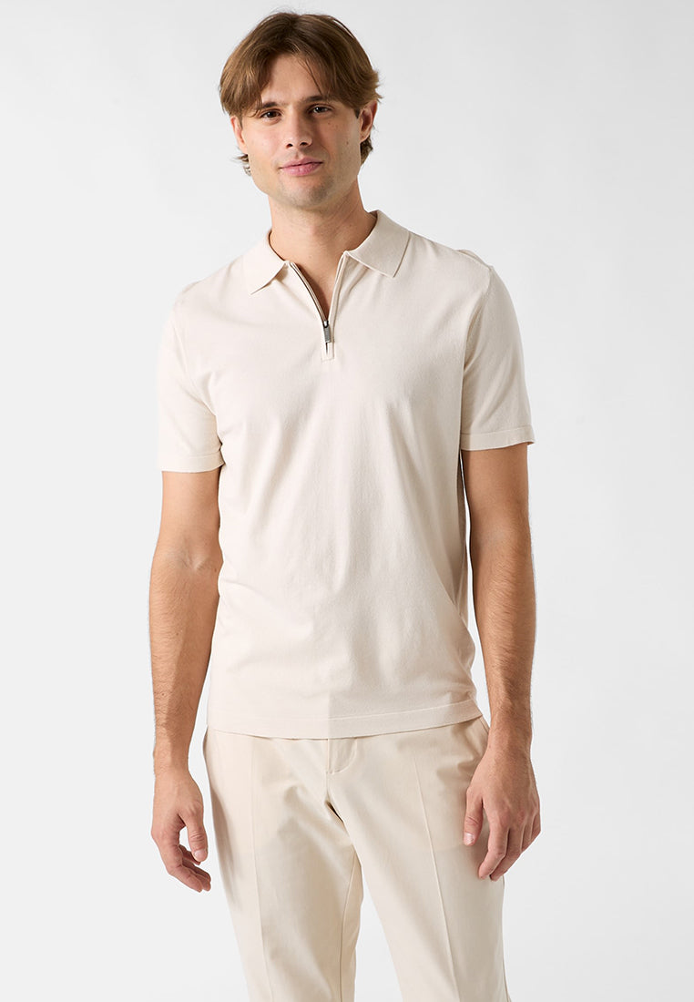 Kadir Tech Short Sleeves Polo Sweater