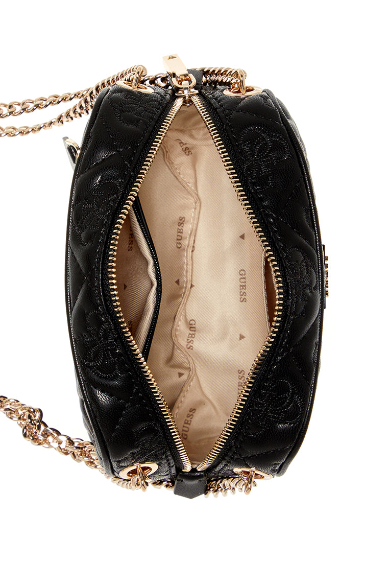 【ブラック(BLA)】GUESS クロスボディバッグ (W)ADELASIA Camera Crossbody GUESS｜GUESS クロスボディバッグ (W)ADELASIA Camera Crossbody