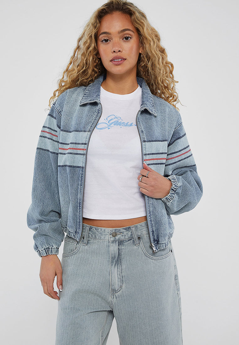 GO Chest Stripe Bomber