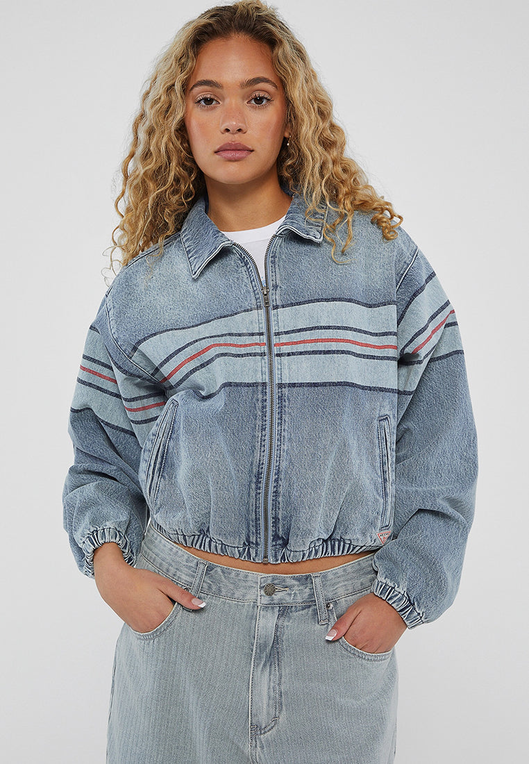 GO Chest Stripe Bomber