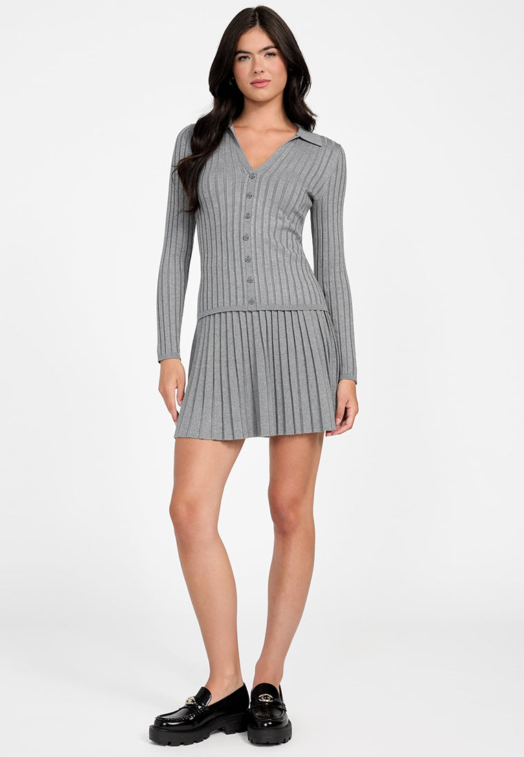 Pleated Miranda Sweater Skirt