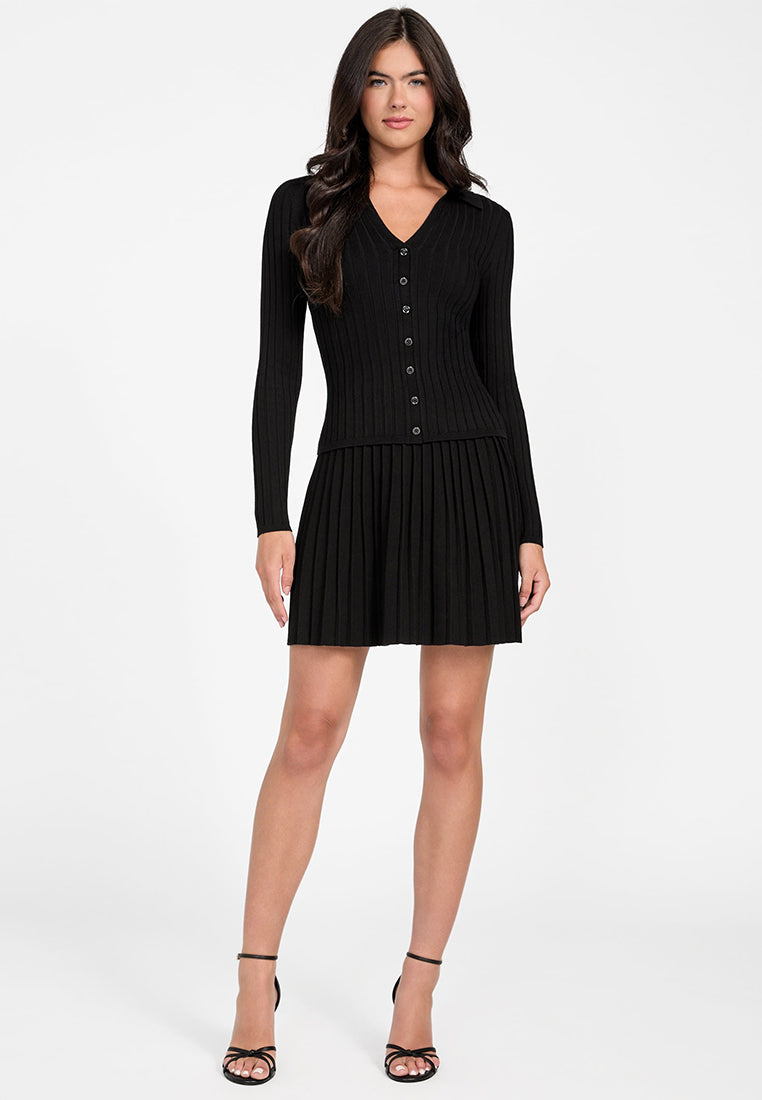 Pleated Miranda Sweater Skirt