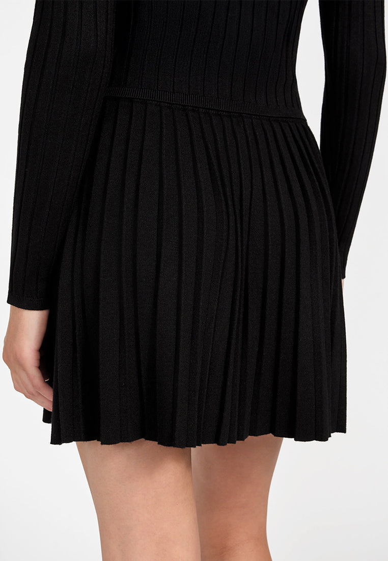 Pleated Miranda Sweater Skirt