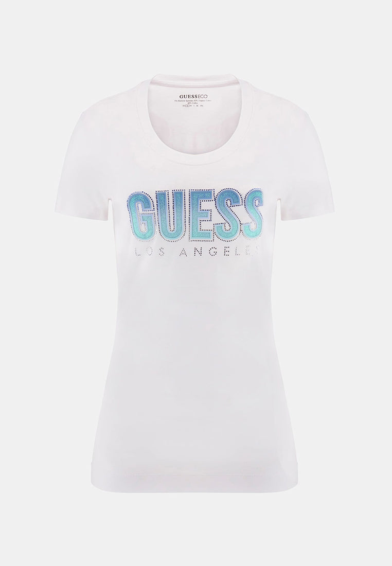 Glitter Degrade Logo Tee