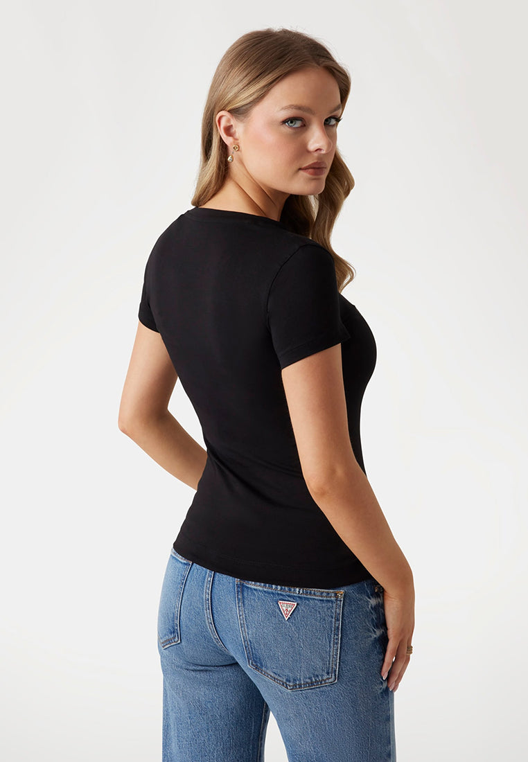 Glitter Degrade Logo Tee