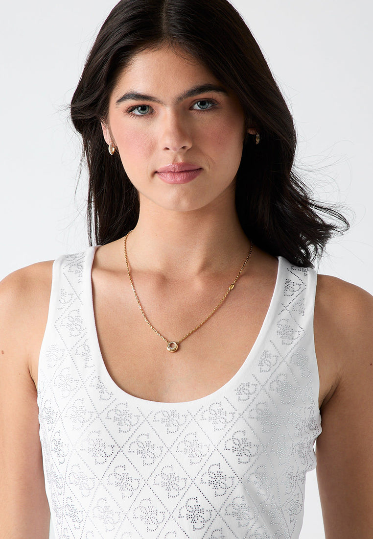 Sleeveless 4G Allover Tank Top