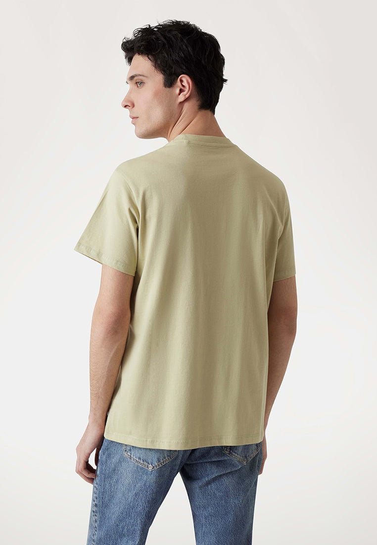 Eco Flower Embroidered Logo Tee