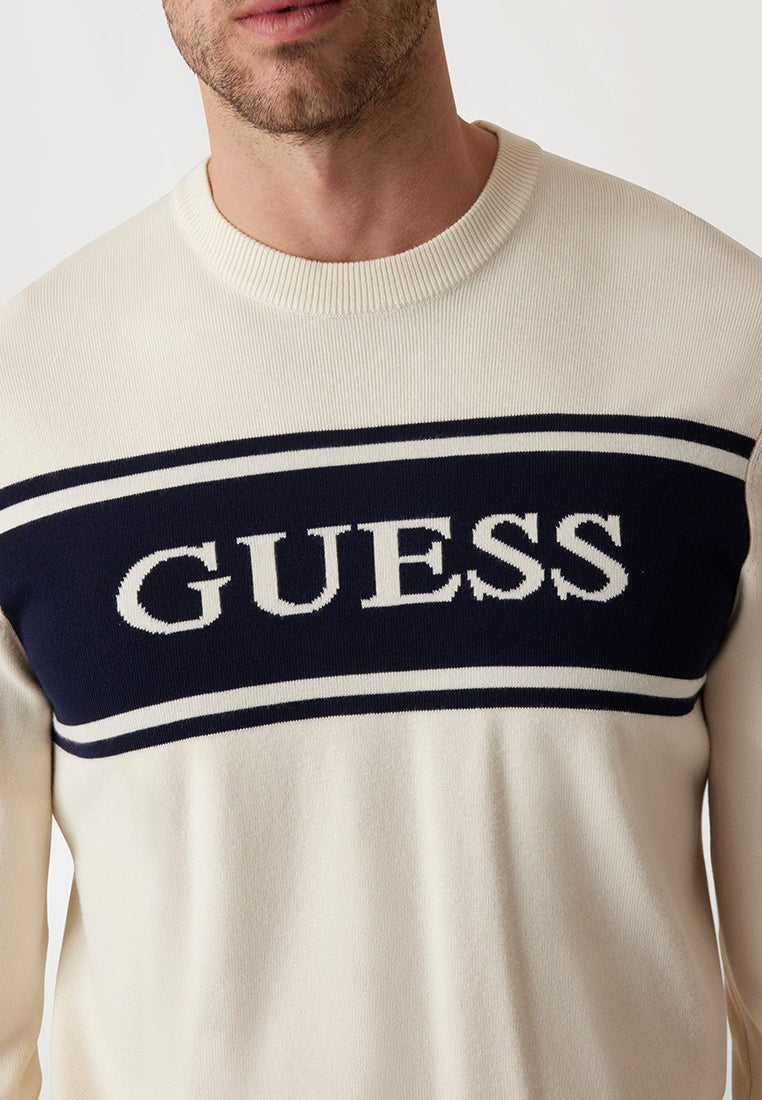 Two-Toned Logo Sweater