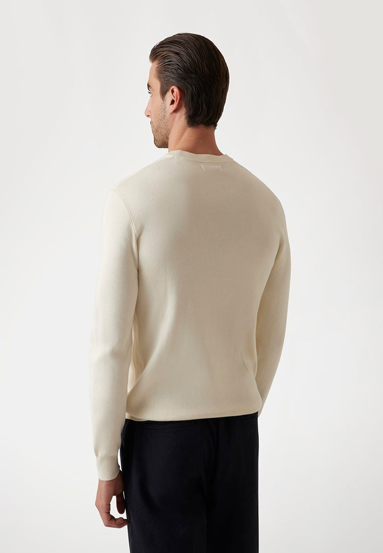 Two-Toned Logo Sweater