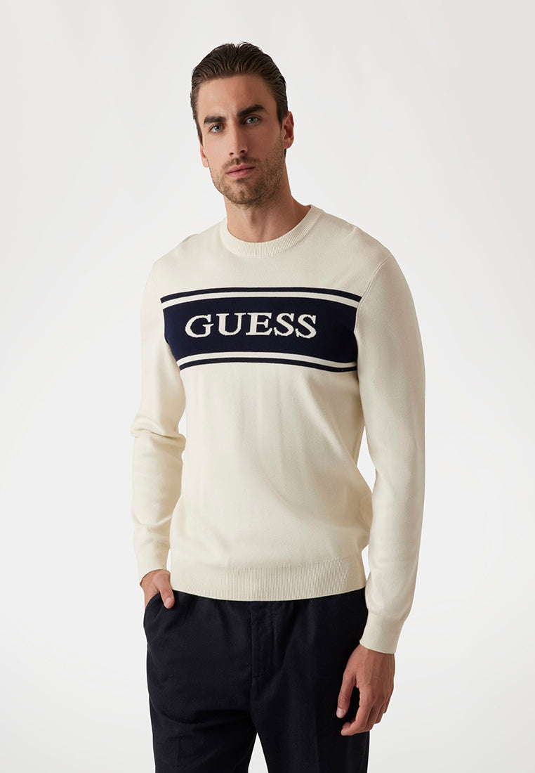 Two-Toned Logo Sweater