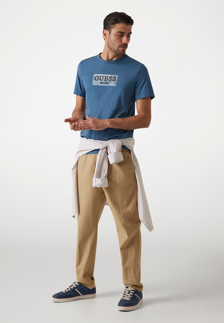 Short Sleeves Crew Neck Guess Box Tee