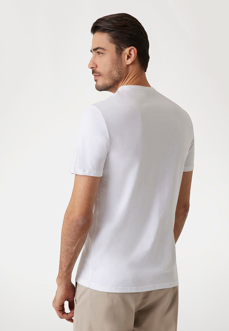 Short Sleeves Crew Neck Sail Boat Guess Tee