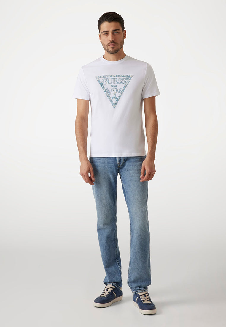 Shortslevees Crewneck Triangle Tee