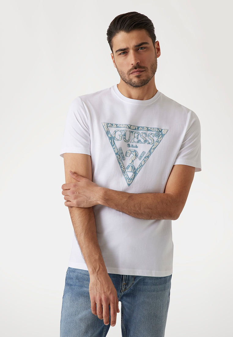 Shortslevees Crewneck Triangle Tee