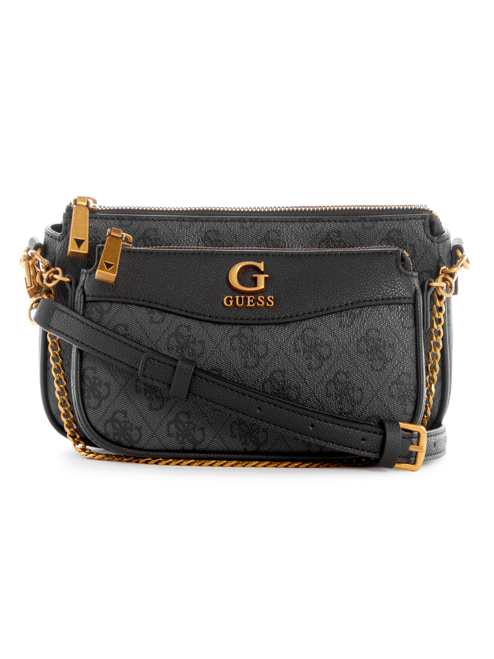 NELL LOGO DOUBLE POUCH CROSSBODY | Guess Philippines