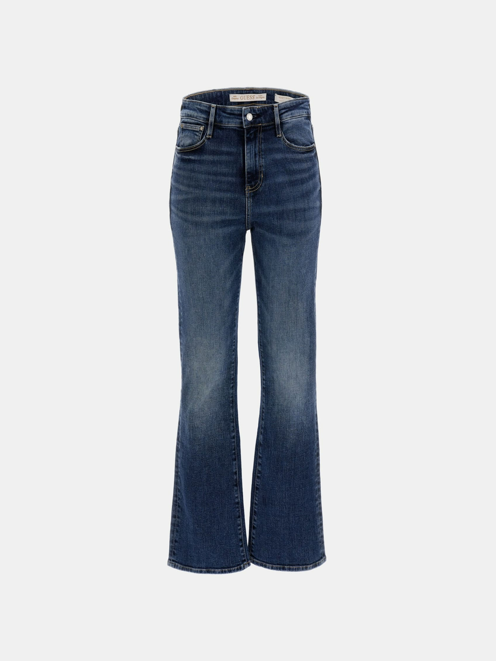 ECO HIGH RISE FLARE DENIM PANTS | Guess Philippines