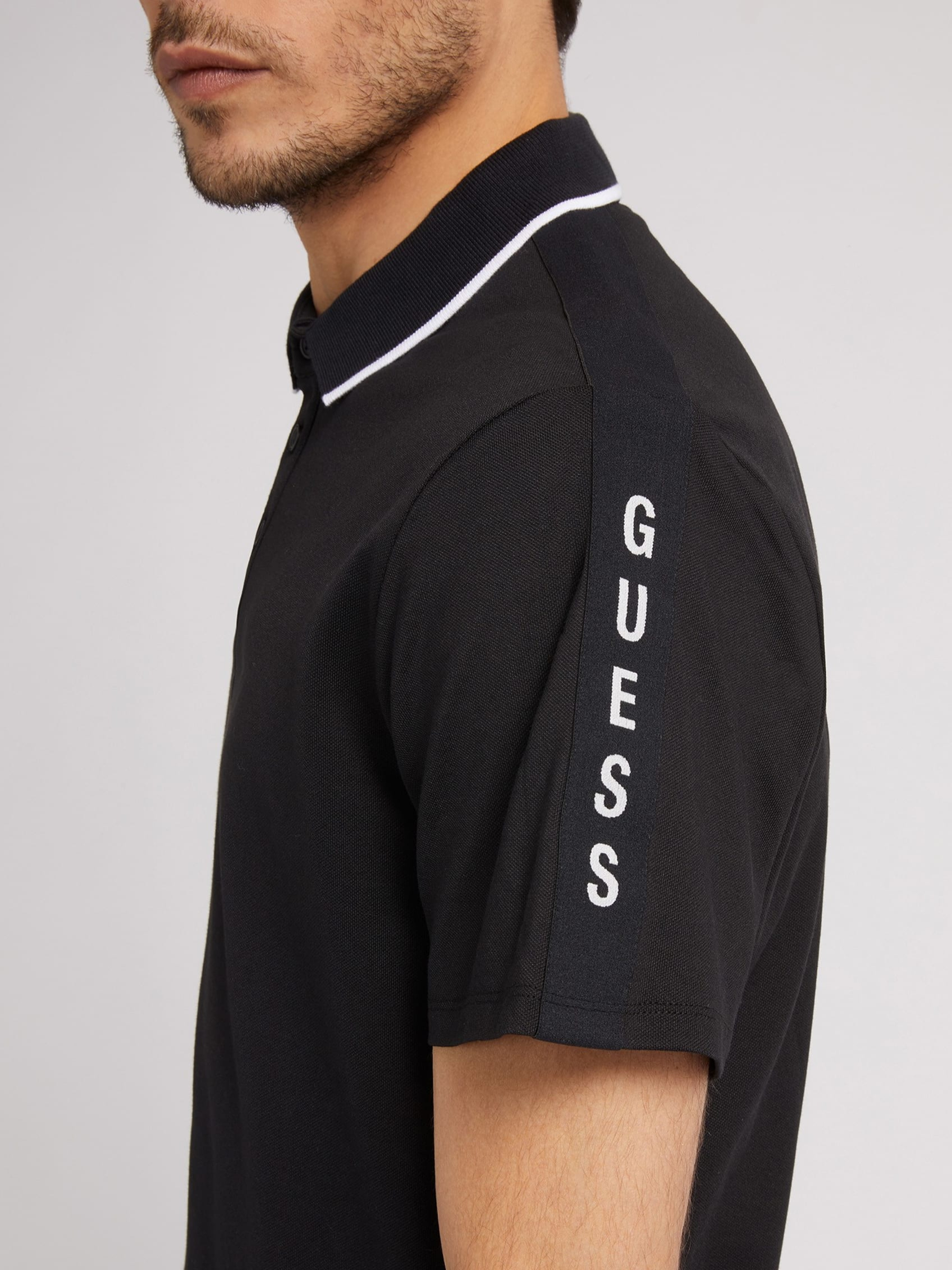 ESSENTIAL PAUL PIQUE TAPE POLO | Guess Philippines