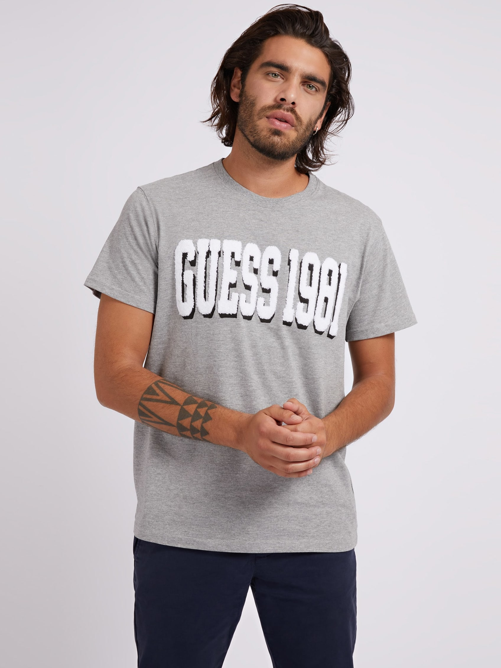 ACADEMY CREW NECK TEE | Guess Philippines