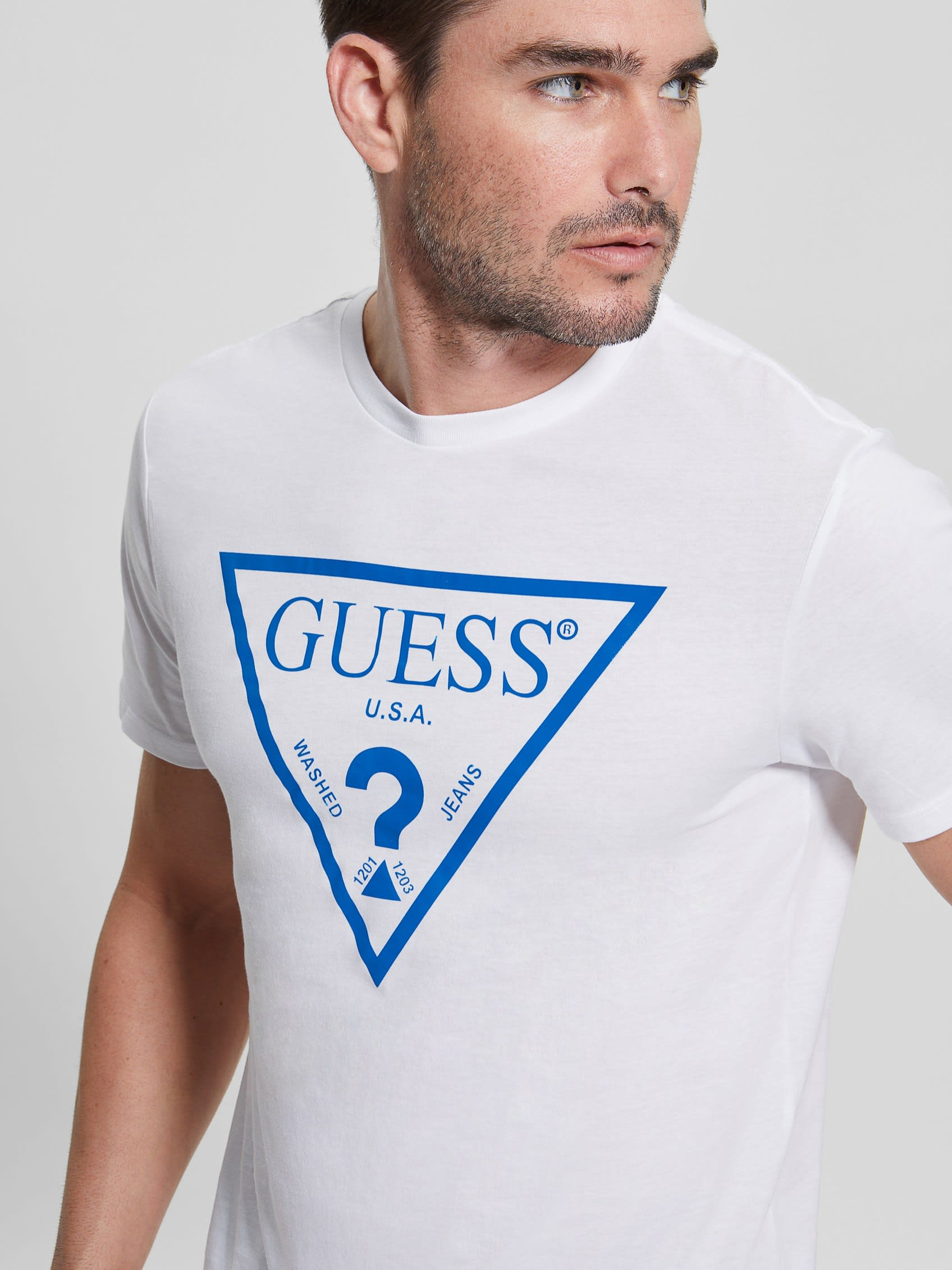 ECO REFLECTIVE LOGO TEE | Guess Philippines