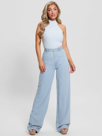 Chain G-Belt Sexy Straight Jeans