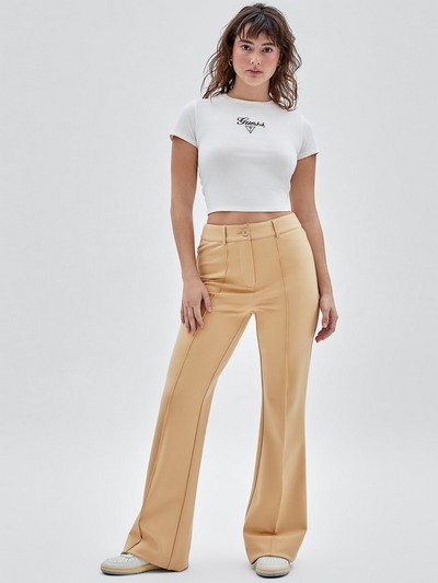 GUESS Originals CLAIRE PINTUCK FLARED PANTS