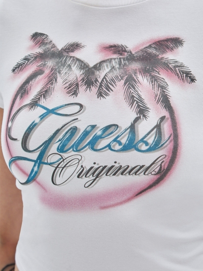 GUESS Originals Eco Palm Tree Graphic Baby Tee
