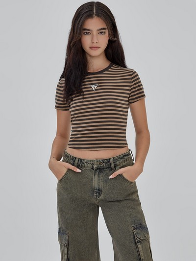 GUESS Originals Core Striped Baby Tee