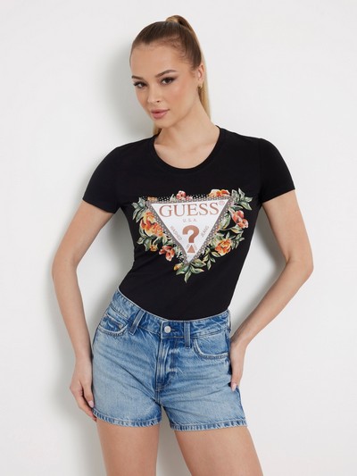 Triangle Flowers Tee